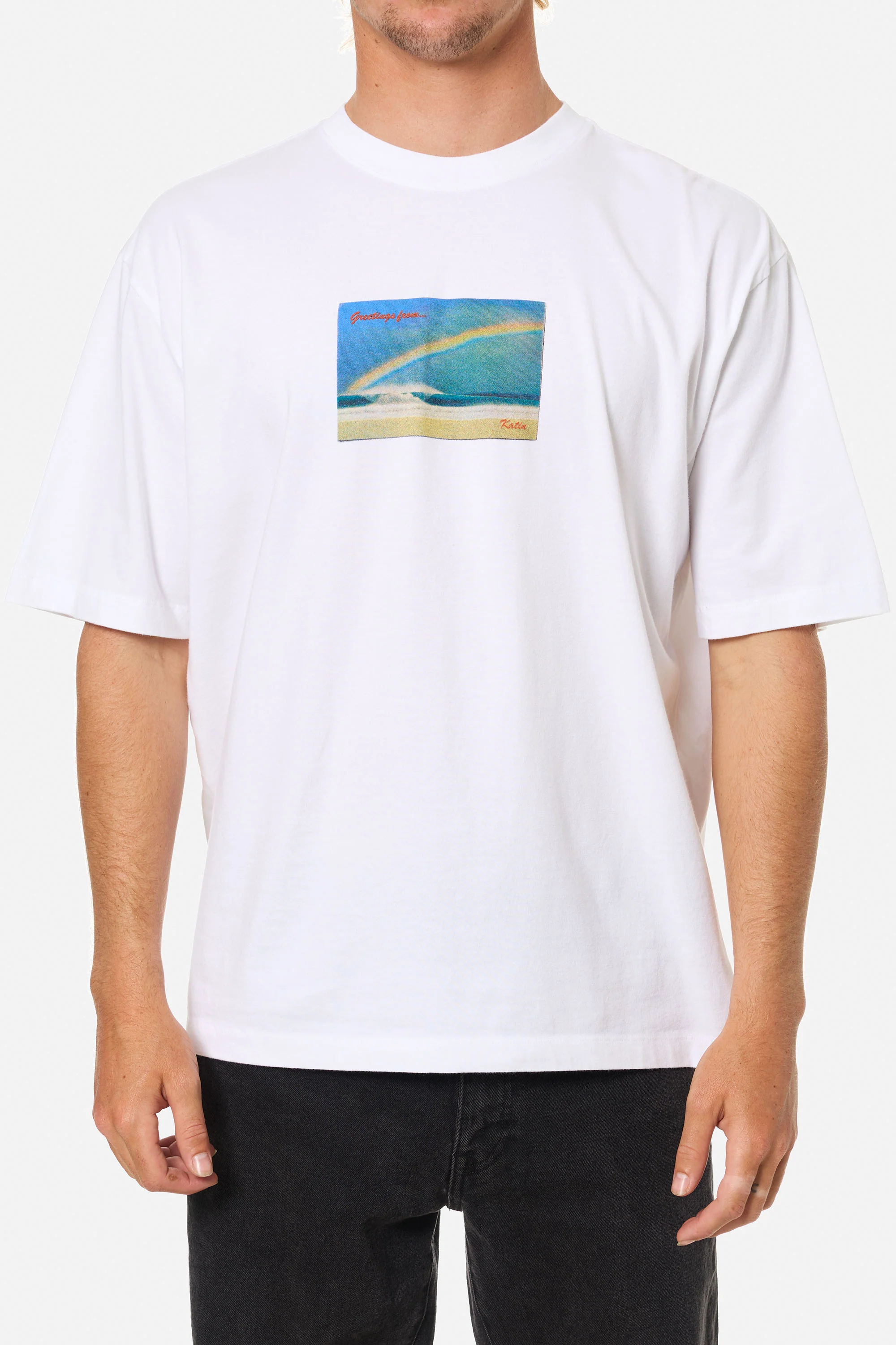 GREETINGS BOX FIT TEE - Image 6